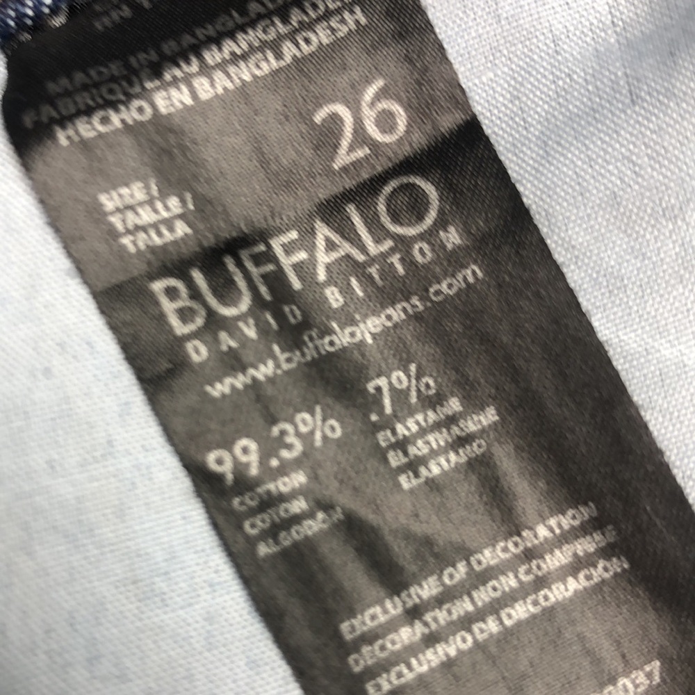 LIKE NEW DAVID BITTON BROOKE HIGH-RISE STRAIGHT CROP JEANS 26x26 ⭐️ - Picture 9 of 11